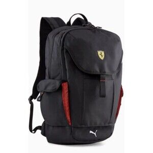 Scuderia Ferrari F1 Puma Statement Motorsport Backpack - Black